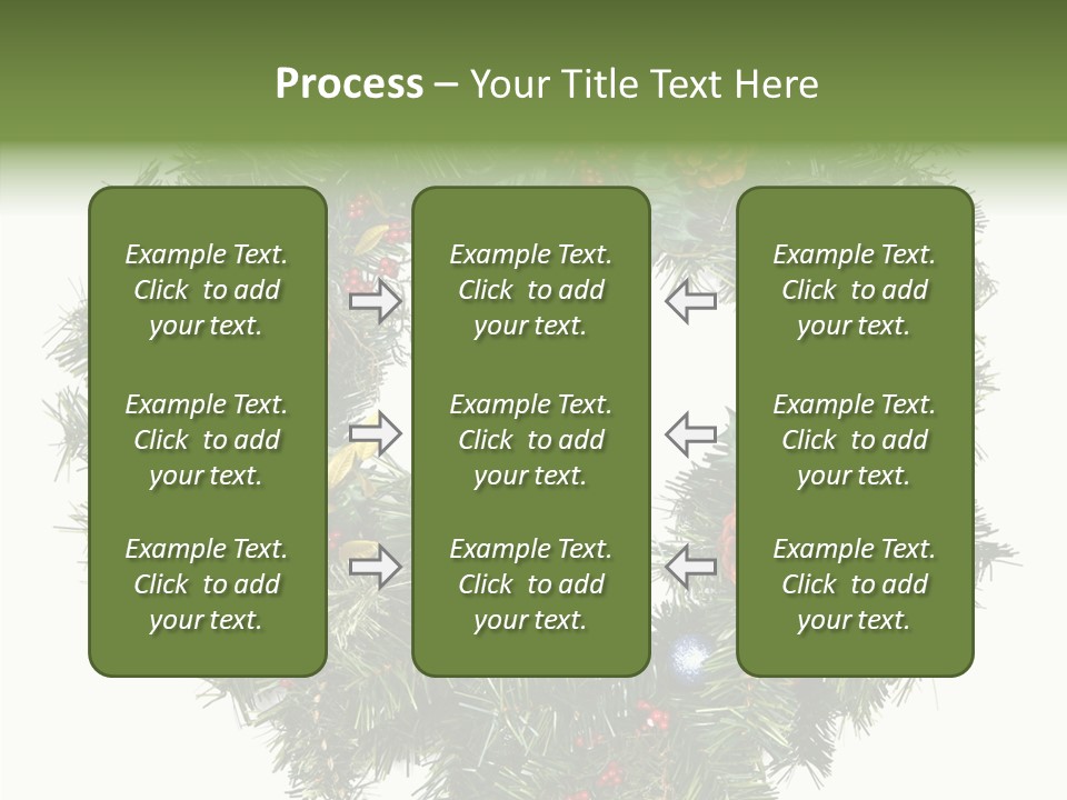 Christmas Evergreen Natural PowerPoint Template