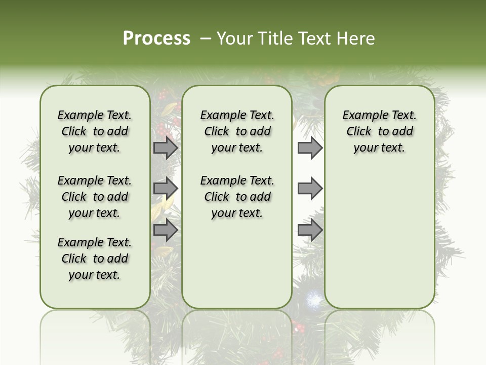 Christmas Evergreen Natural PowerPoint Template