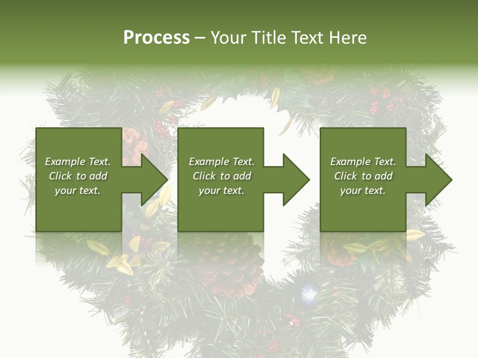 Christmas Evergreen Natural PowerPoint Template