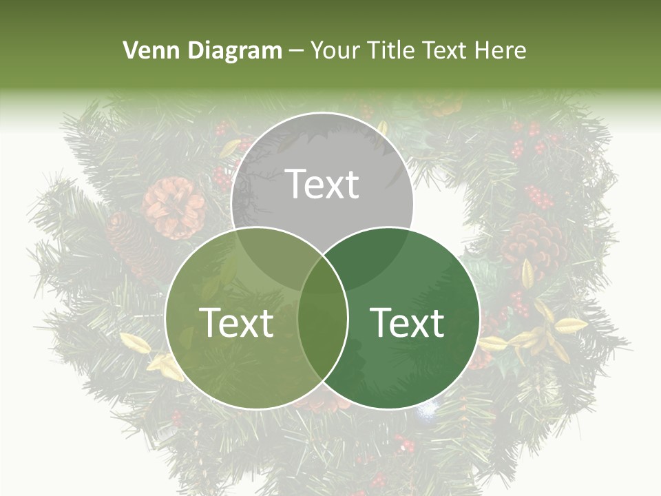 Christmas Evergreen Natural PowerPoint Template