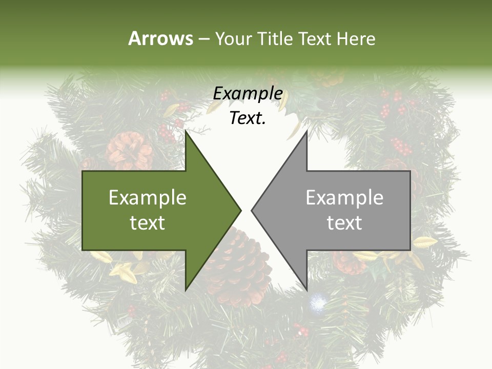 Christmas Evergreen Natural PowerPoint Template
