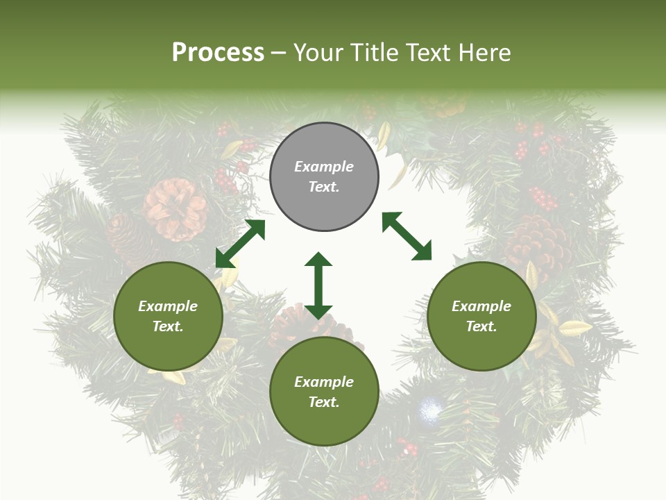 Christmas Evergreen Natural PowerPoint Template