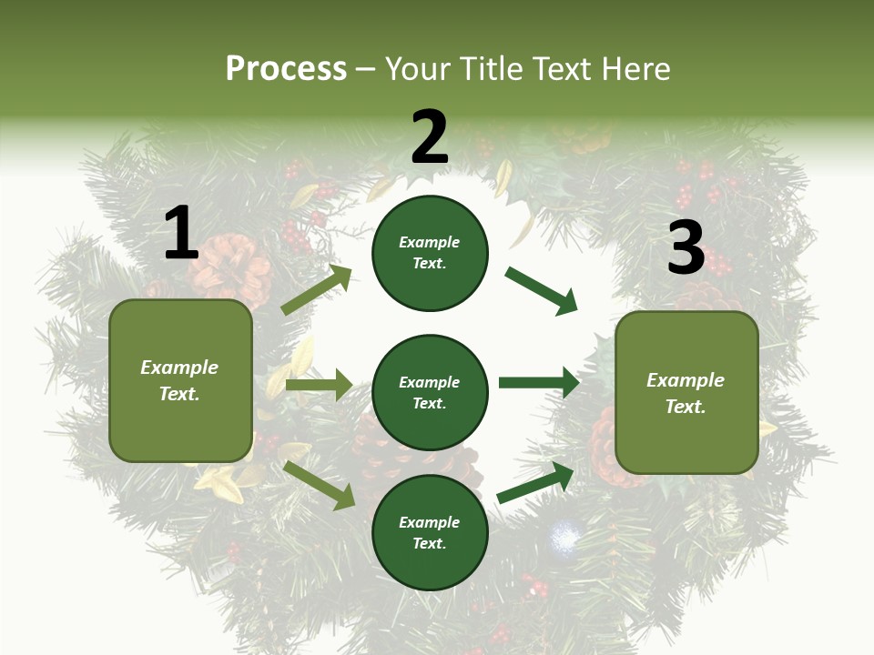Christmas Evergreen Natural PowerPoint Template