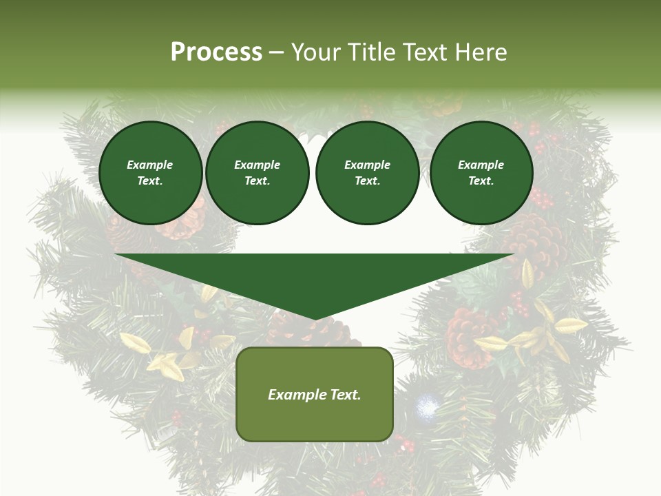 Christmas Evergreen Natural PowerPoint Template