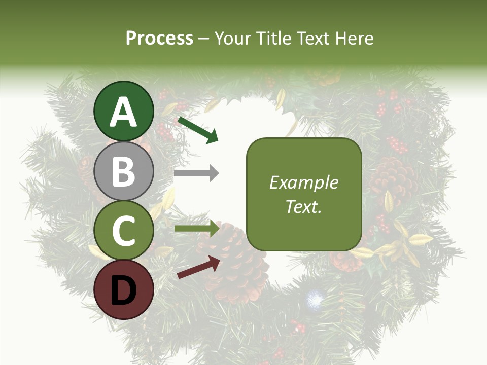 Christmas Evergreen Natural PowerPoint Template