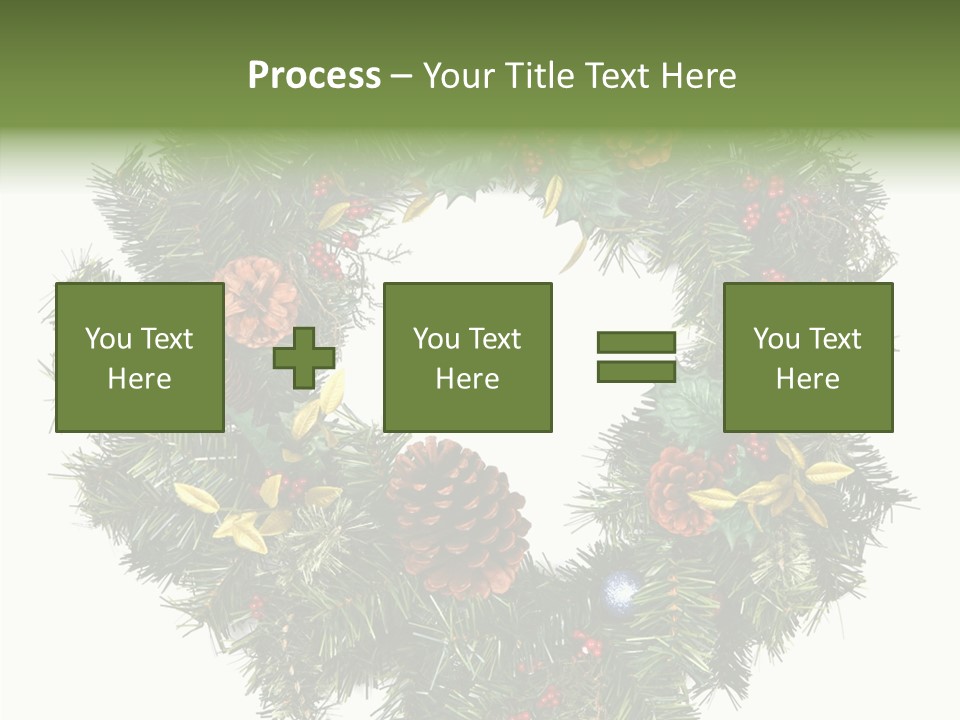 Christmas Evergreen Natural PowerPoint Template