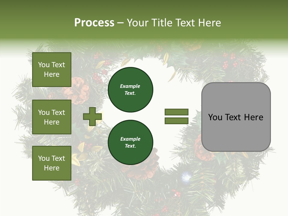 Christmas Evergreen Natural PowerPoint Template