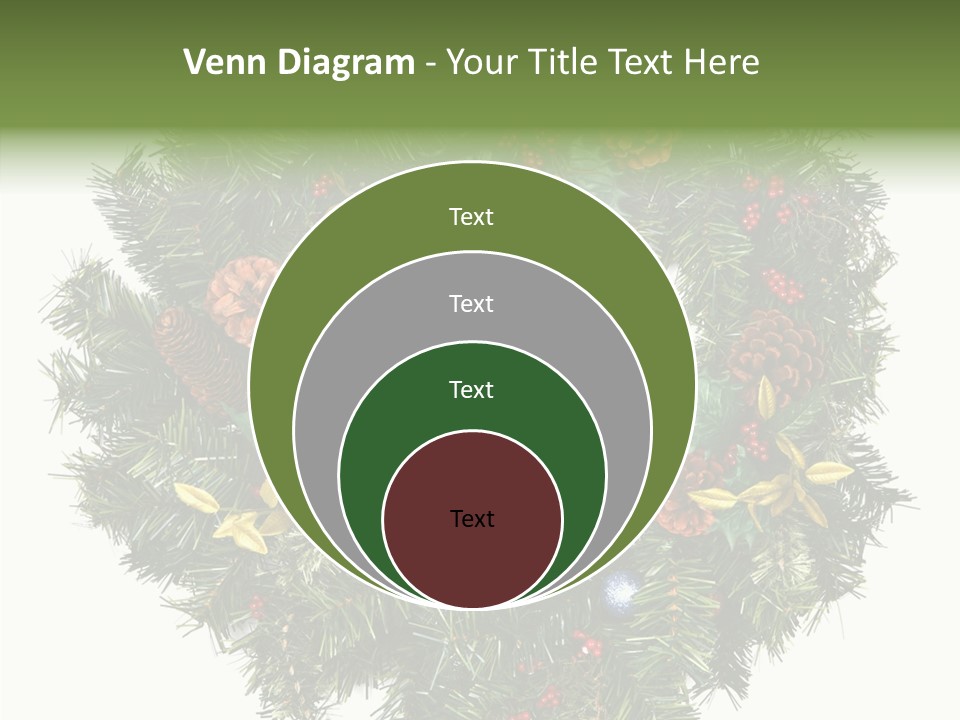 Christmas Evergreen Natural PowerPoint Template