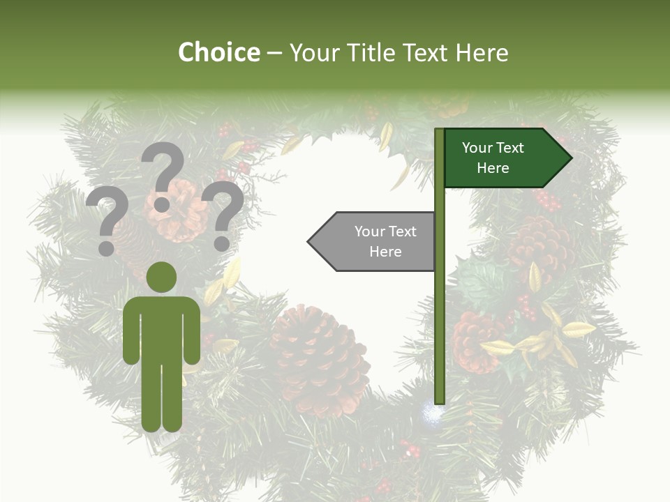 Christmas Evergreen Natural PowerPoint Template