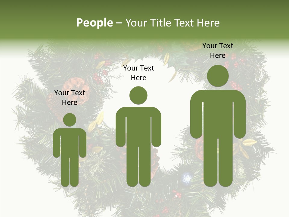 Christmas Evergreen Natural PowerPoint Template