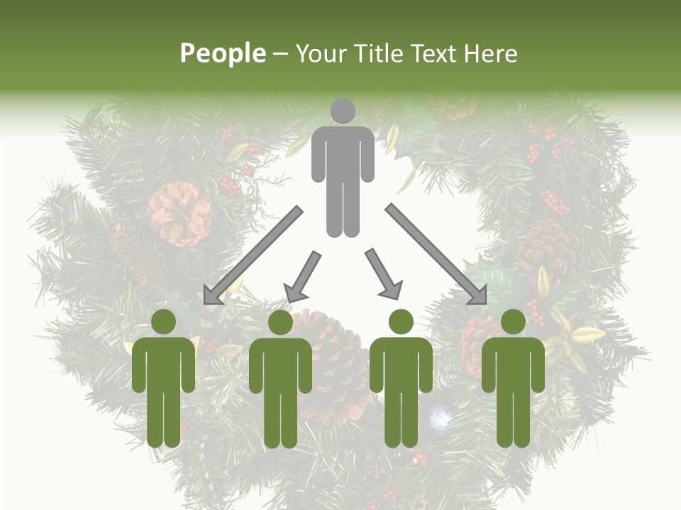 Christmas Evergreen Natural PowerPoint Template