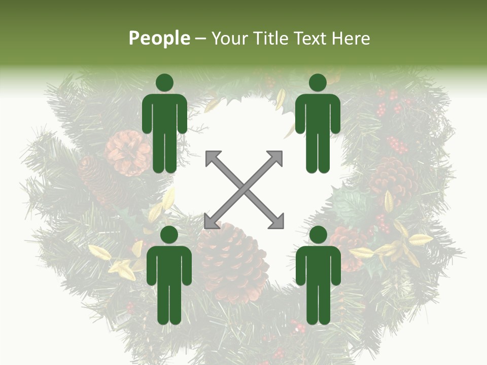 Christmas Evergreen Natural PowerPoint Template