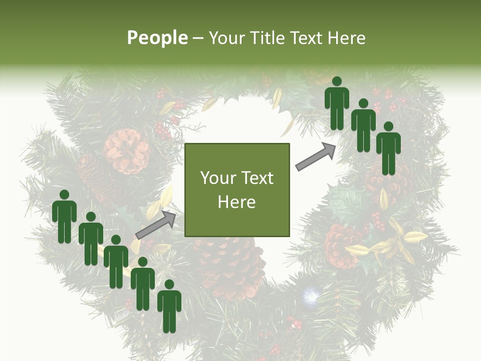 Christmas Evergreen Natural PowerPoint Template
