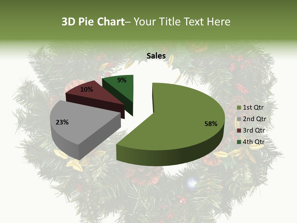 Christmas Evergreen Natural PowerPoint Template