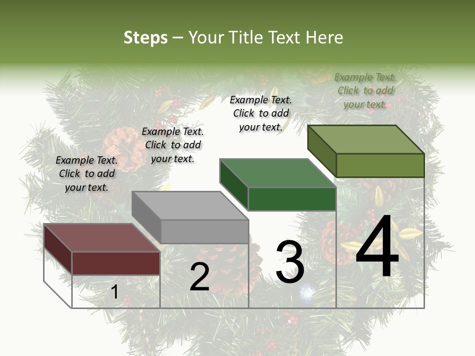 Christmas Evergreen Natural PowerPoint Template