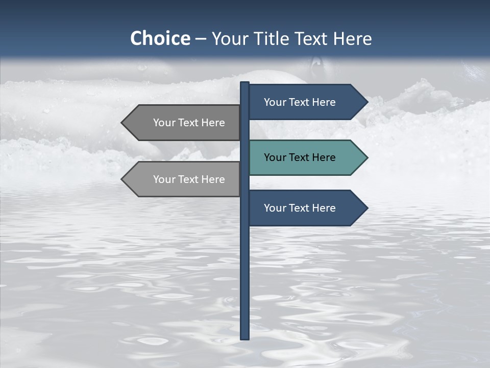 Cold Portrait Fit PowerPoint Template