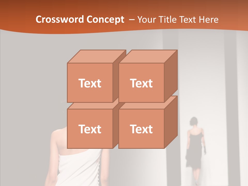 Back Female Taste PowerPoint Template