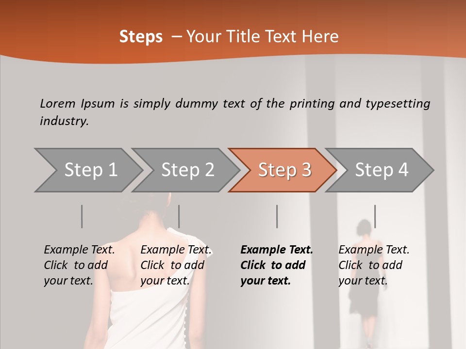 Back Female Taste PowerPoint Template