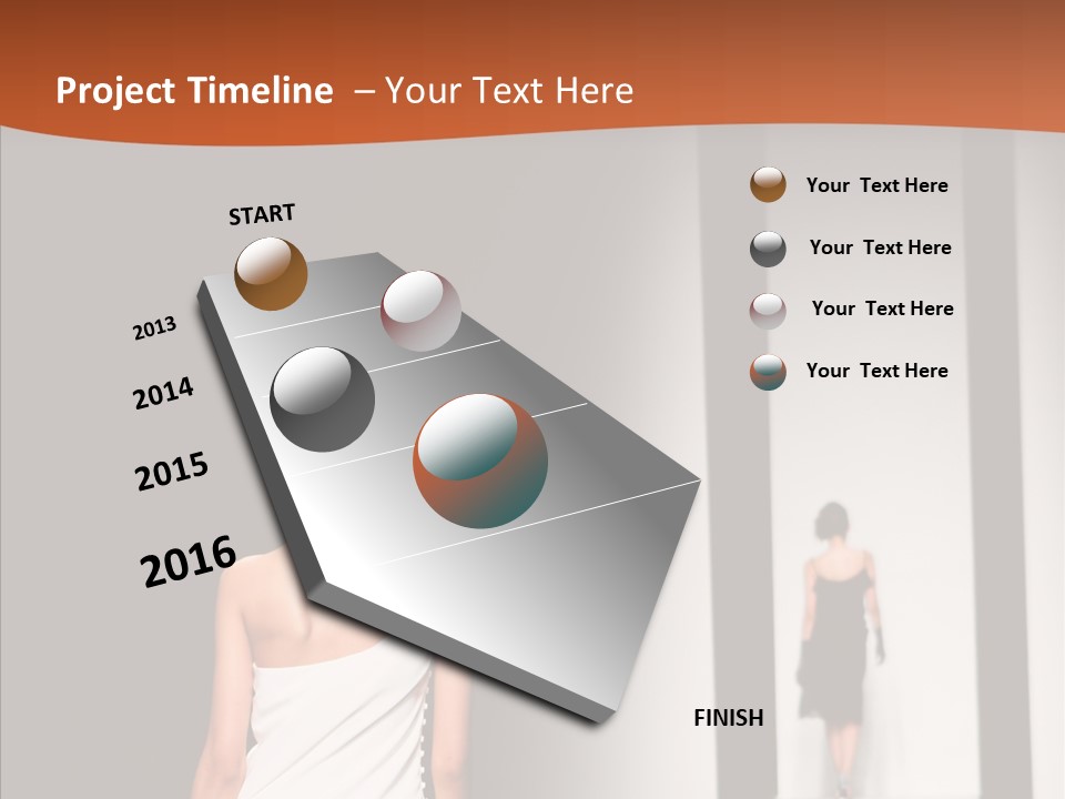 Back Female Taste PowerPoint Template