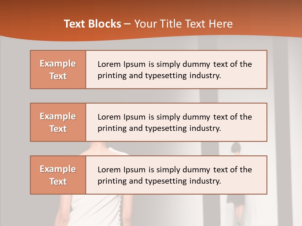 Back Female Taste PowerPoint Template