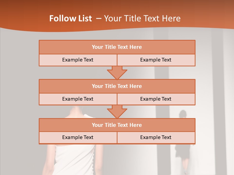 Back Female Taste PowerPoint Template