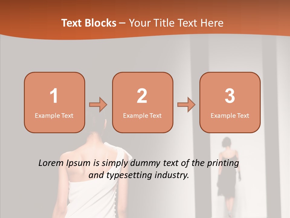 Back Female Taste PowerPoint Template