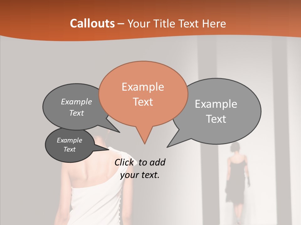 Back Female Taste PowerPoint Template