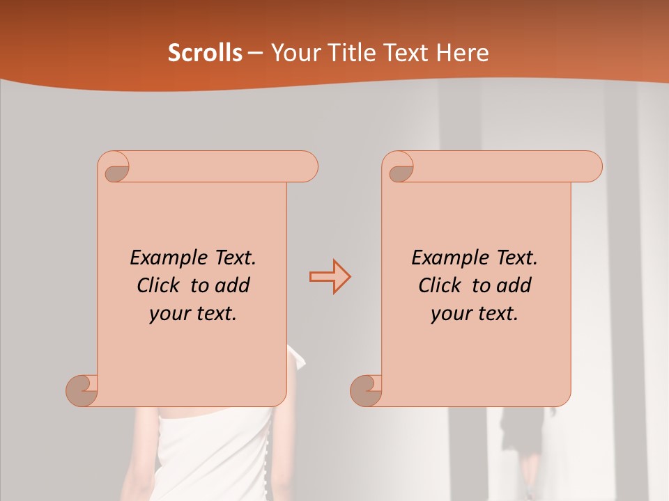 Back Female Taste PowerPoint Template