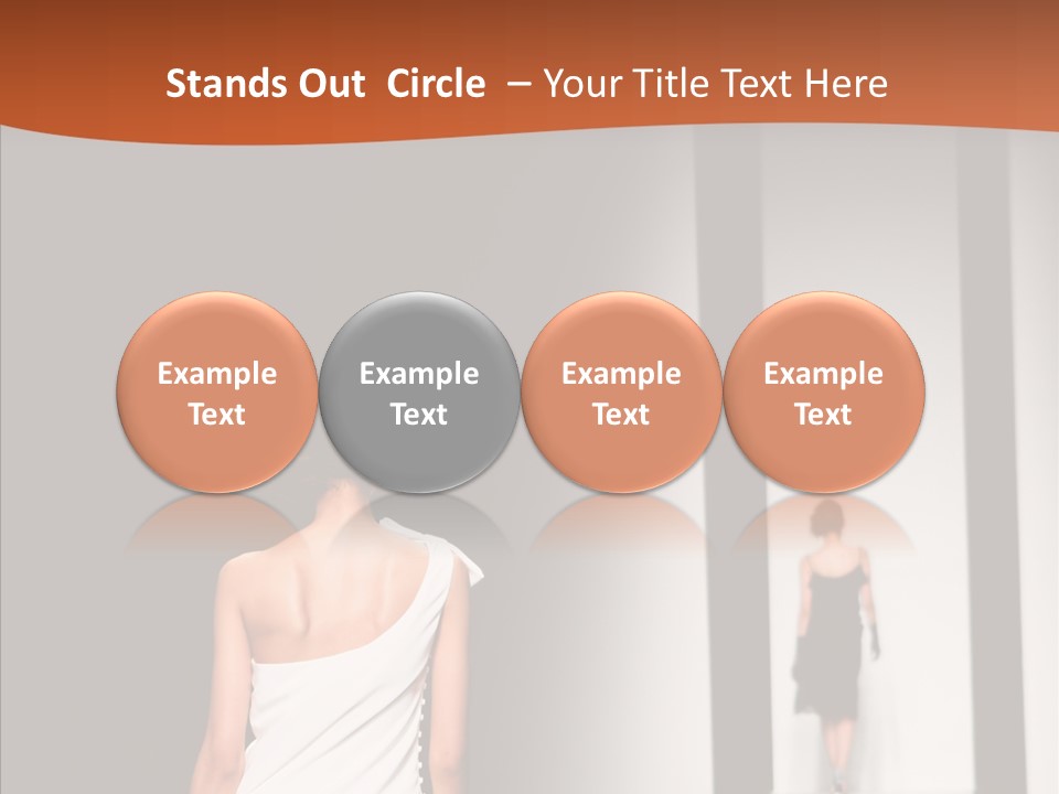 Back Female Taste PowerPoint Template
