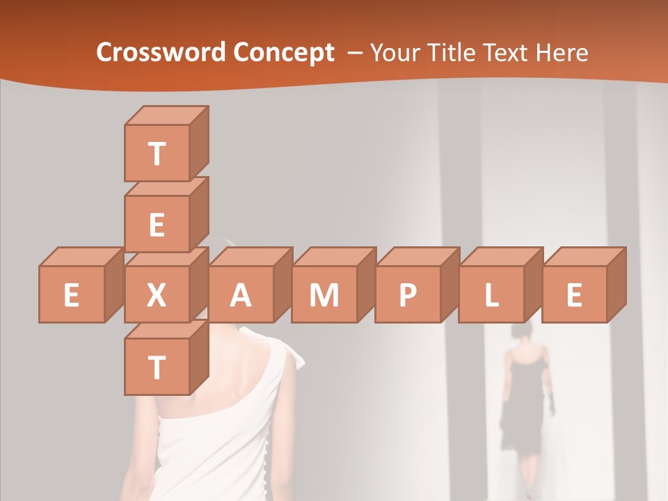 Back Female Taste PowerPoint Template