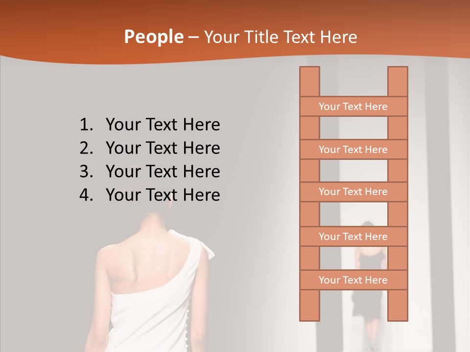 Back Female Taste PowerPoint Template