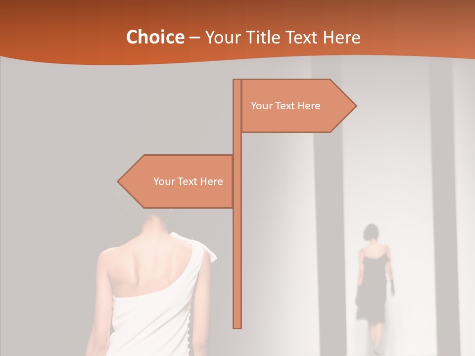 Back Female Taste PowerPoint Template