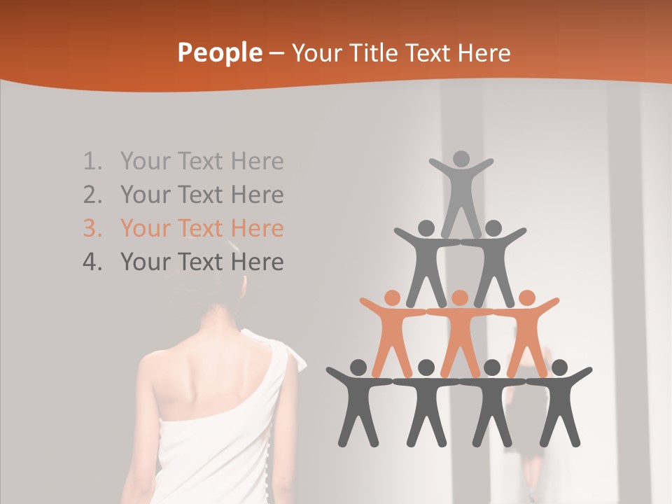 Back Female Taste PowerPoint Template