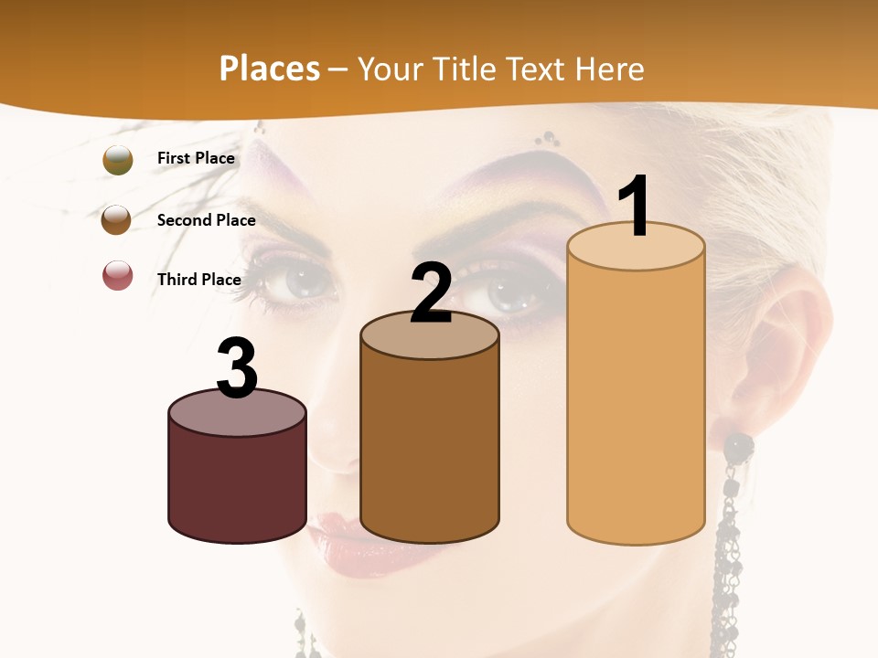 Copy Space Fashion Doll PowerPoint Template