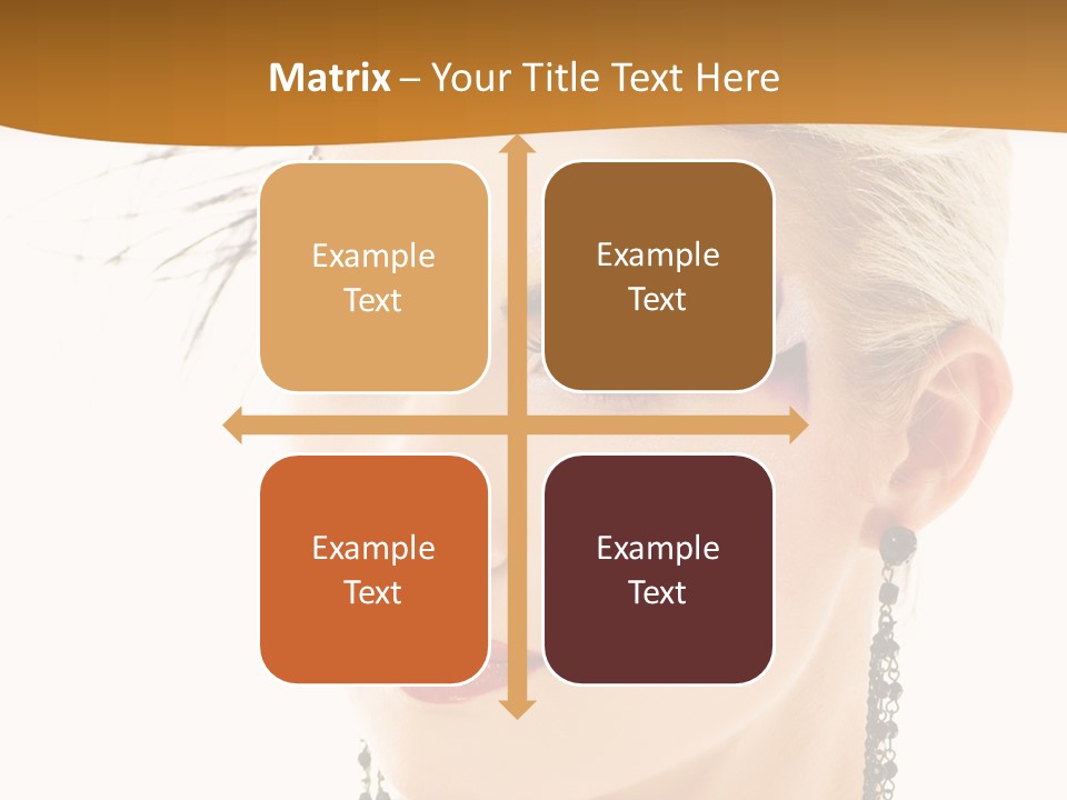 Copy Space Fashion Doll PowerPoint Template