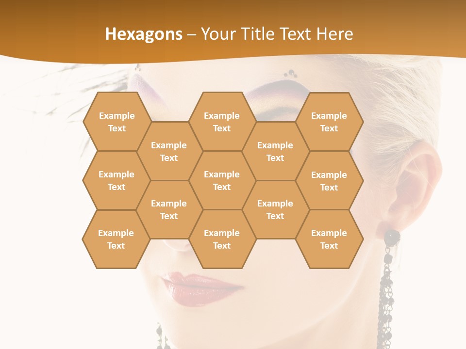 Copy Space Fashion Doll PowerPoint Template