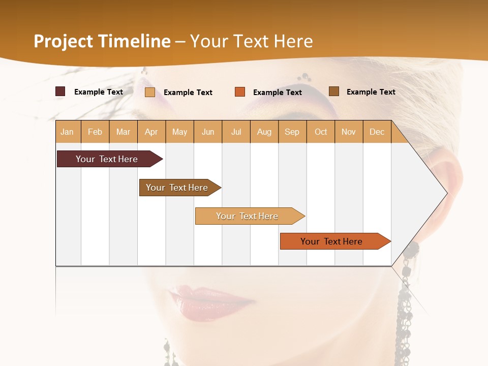 Copy Space Fashion Doll PowerPoint Template