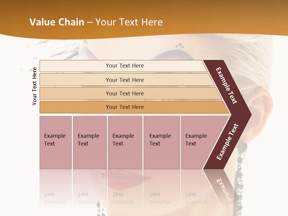 Copy Space Fashion Doll PowerPoint Template