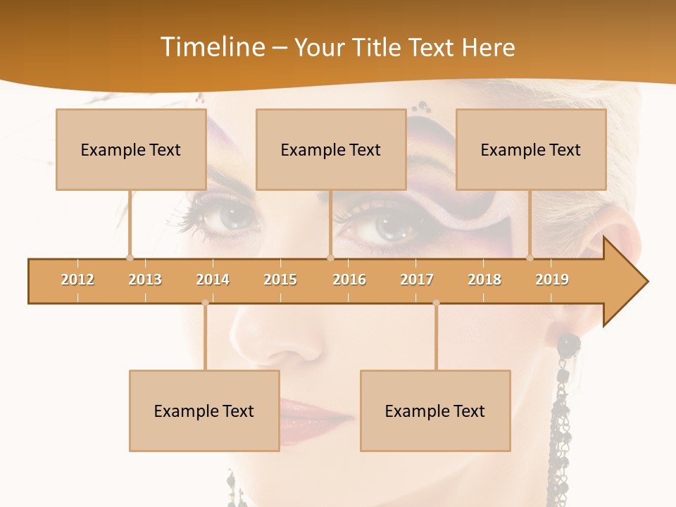 Copy Space Fashion Doll PowerPoint Template