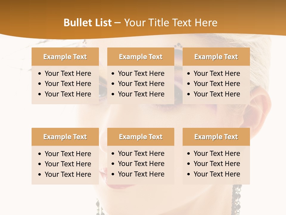 Copy Space Fashion Doll PowerPoint Template