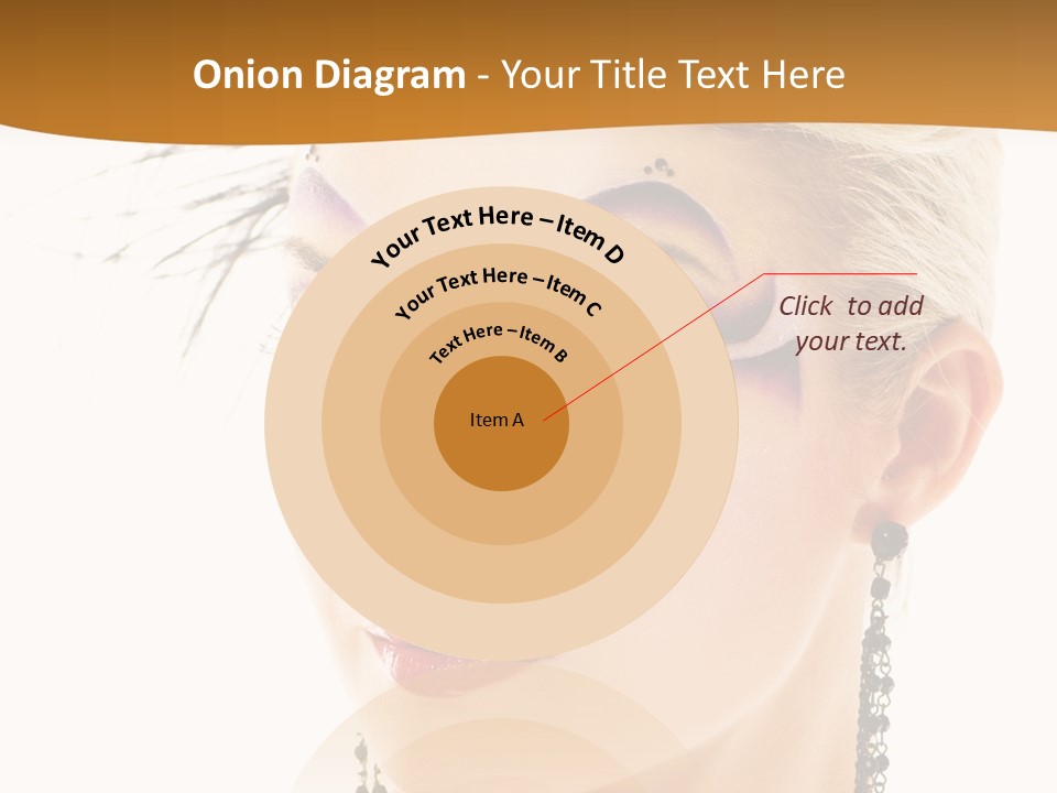 Copy Space Fashion Doll PowerPoint Template