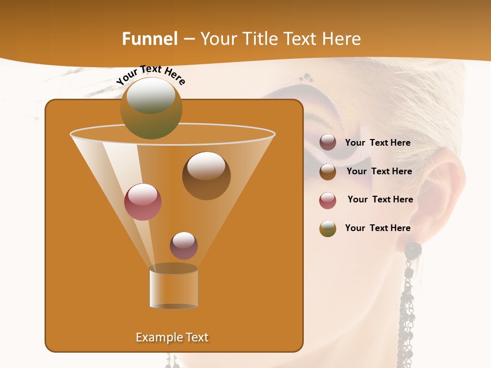 Copy Space Fashion Doll PowerPoint Template