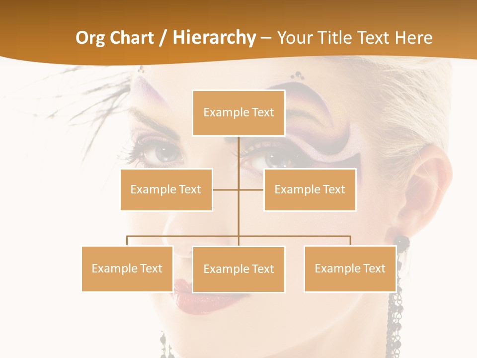 Copy Space Fashion Doll PowerPoint Template