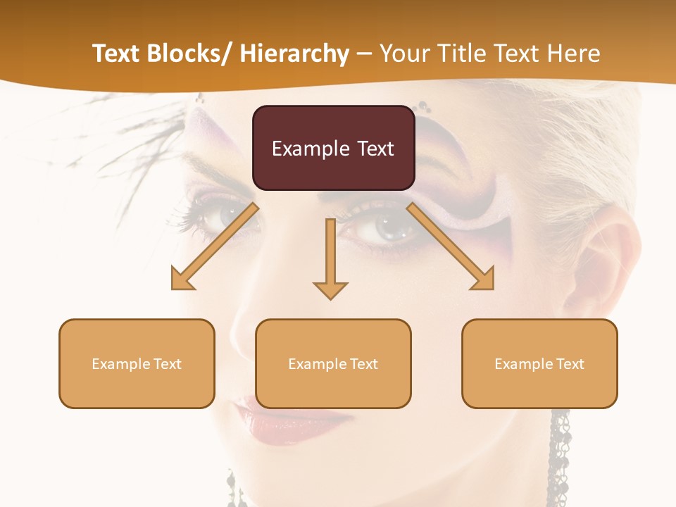 Copy Space Fashion Doll PowerPoint Template