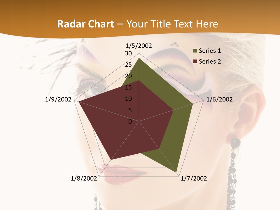 Copy Space Fashion Doll PowerPoint Template