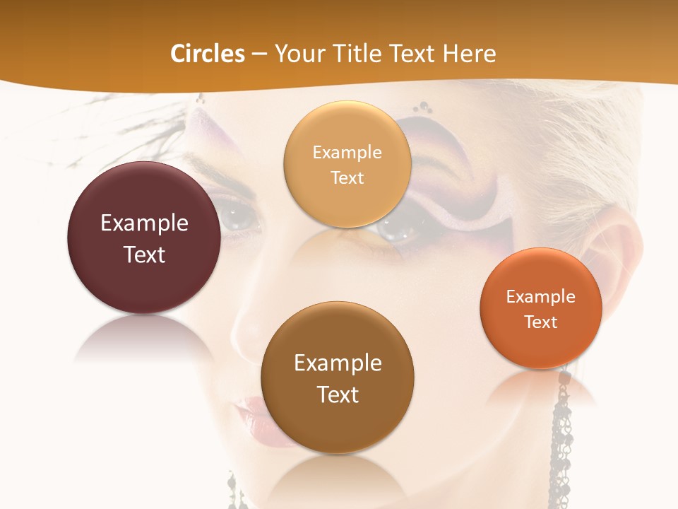 Copy Space Fashion Doll PowerPoint Template