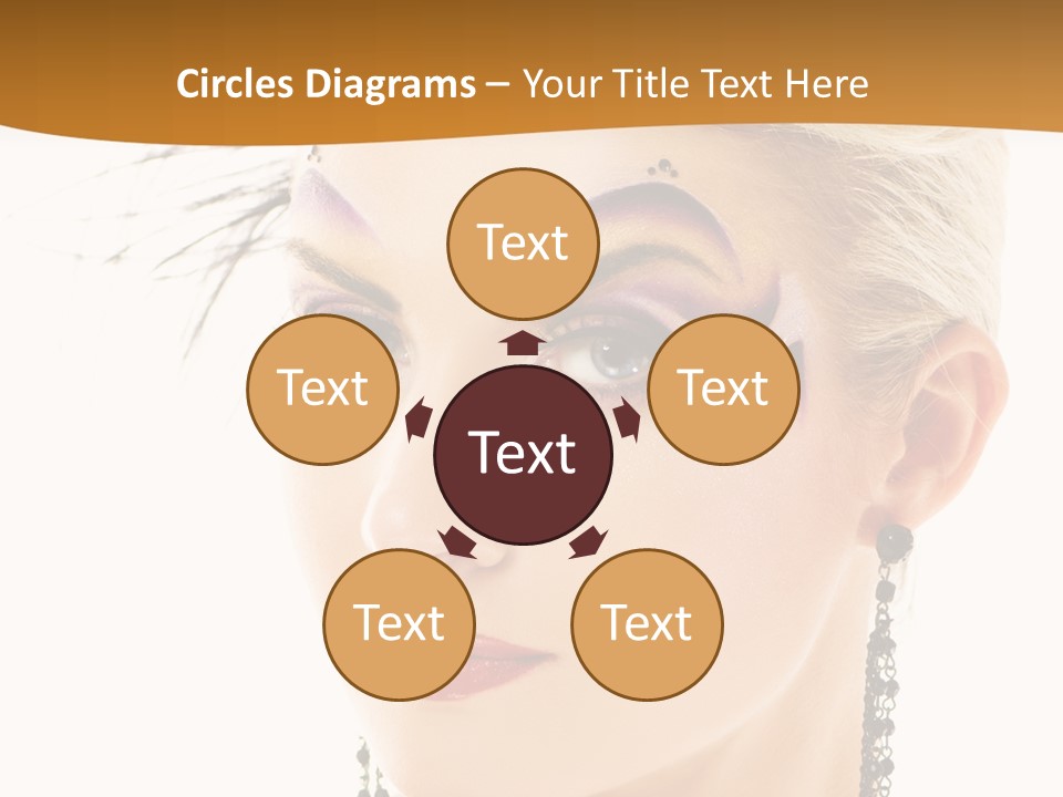 Copy Space Fashion Doll PowerPoint Template