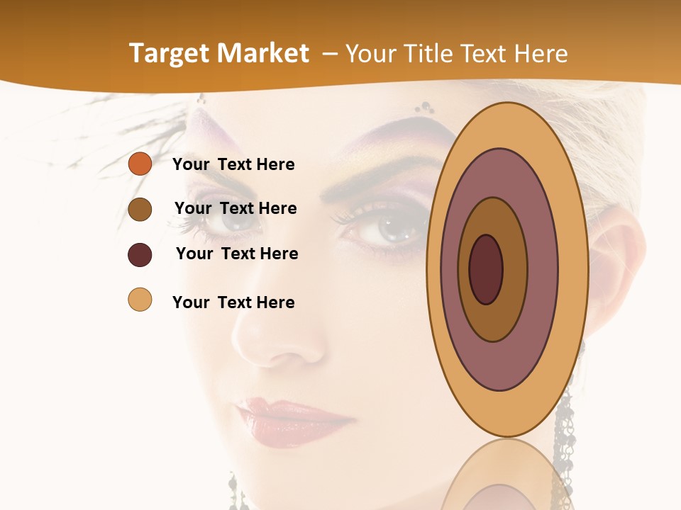 Copy Space Fashion Doll PowerPoint Template