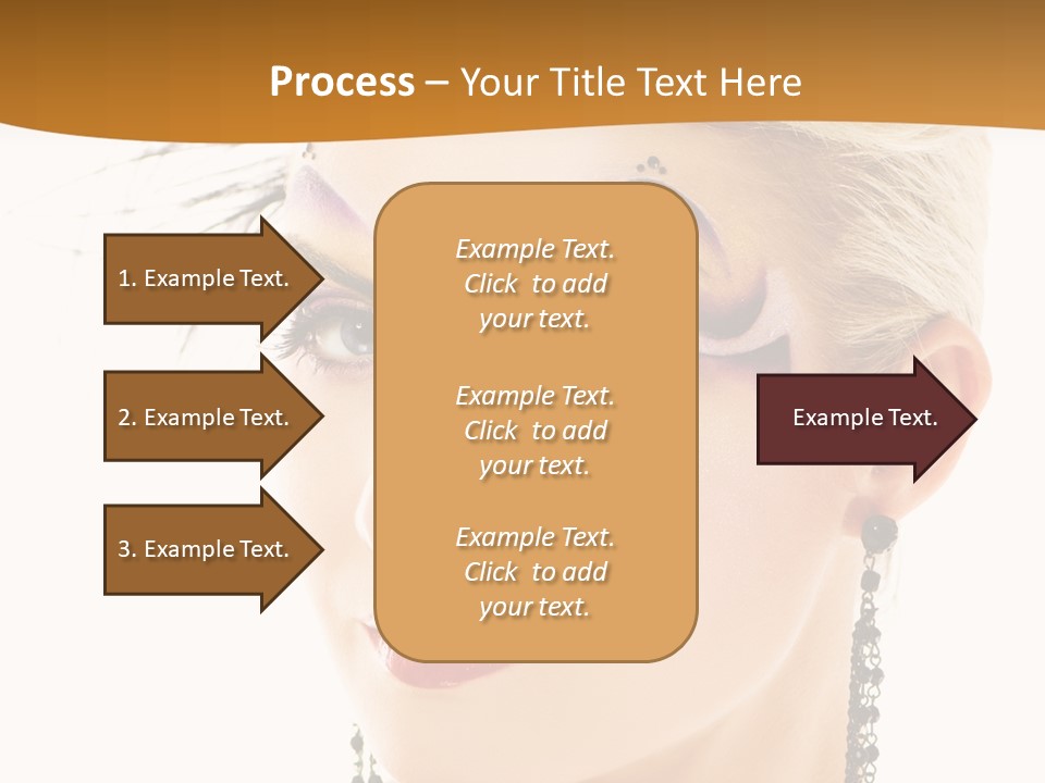 Copy Space Fashion Doll PowerPoint Template