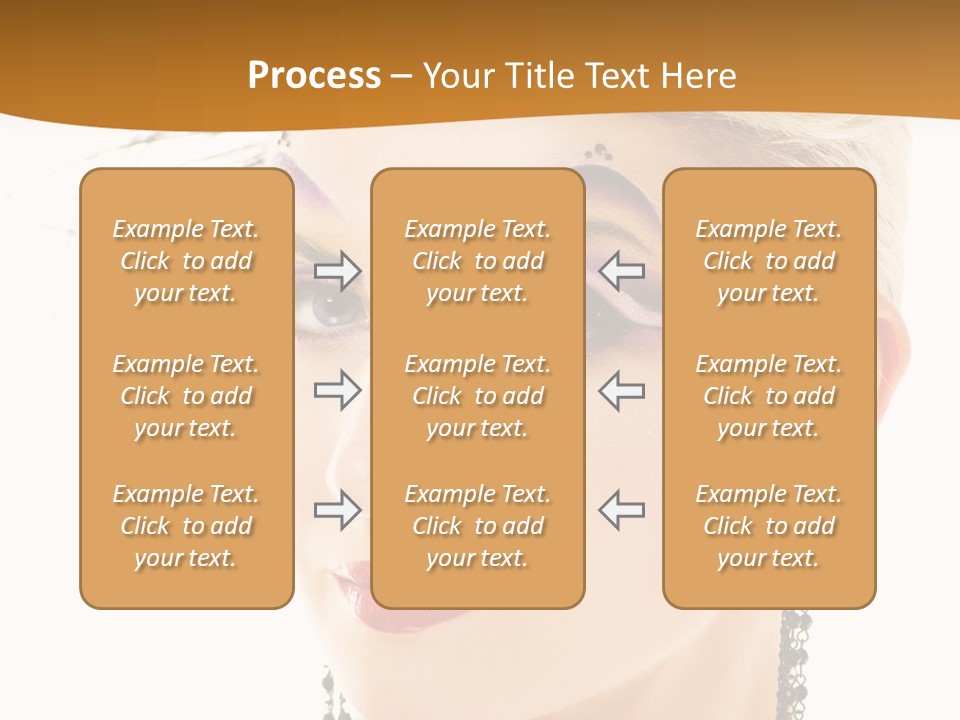 Copy Space Fashion Doll PowerPoint Template